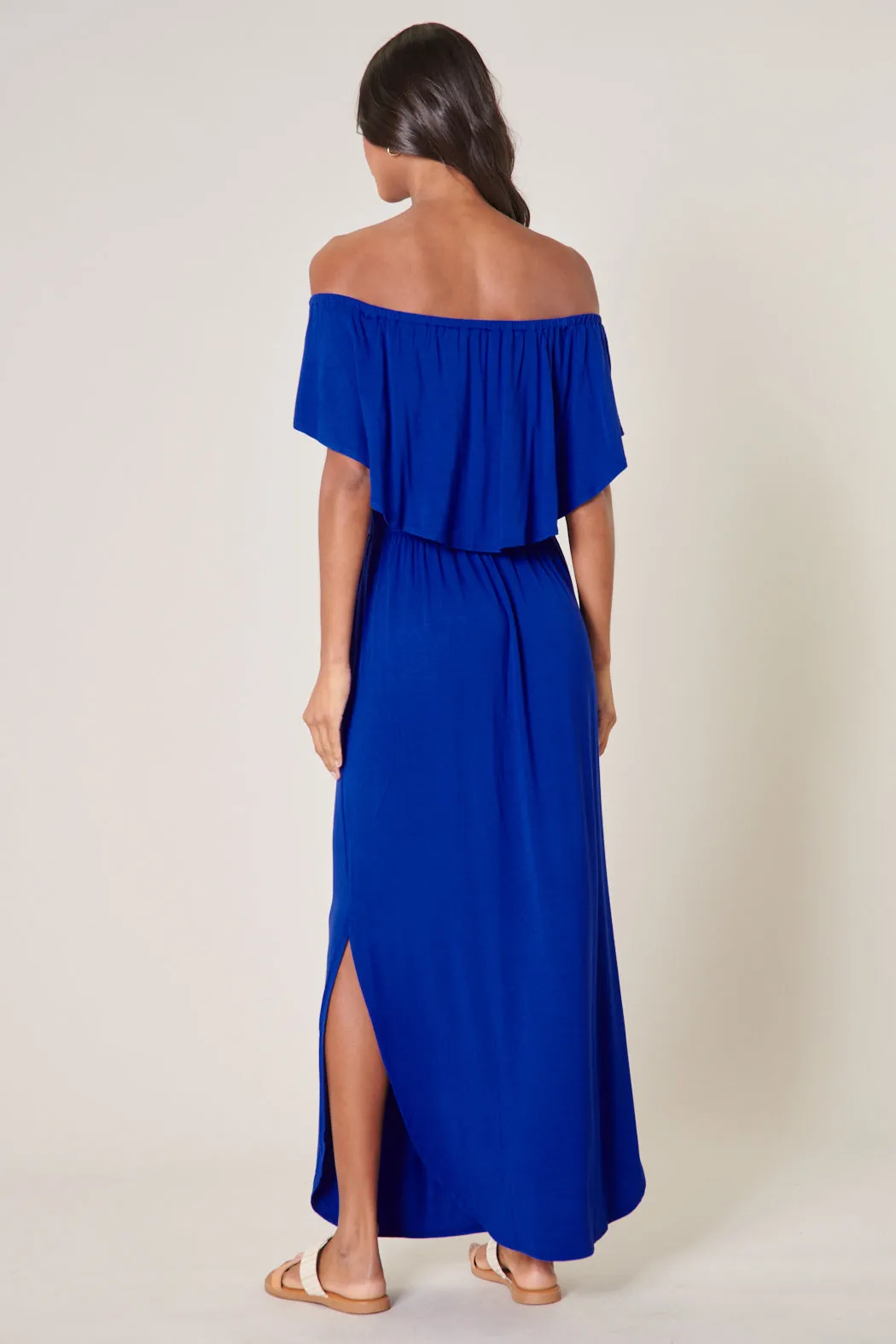 Shelbee Popover Jersey Knit Maxi Dress