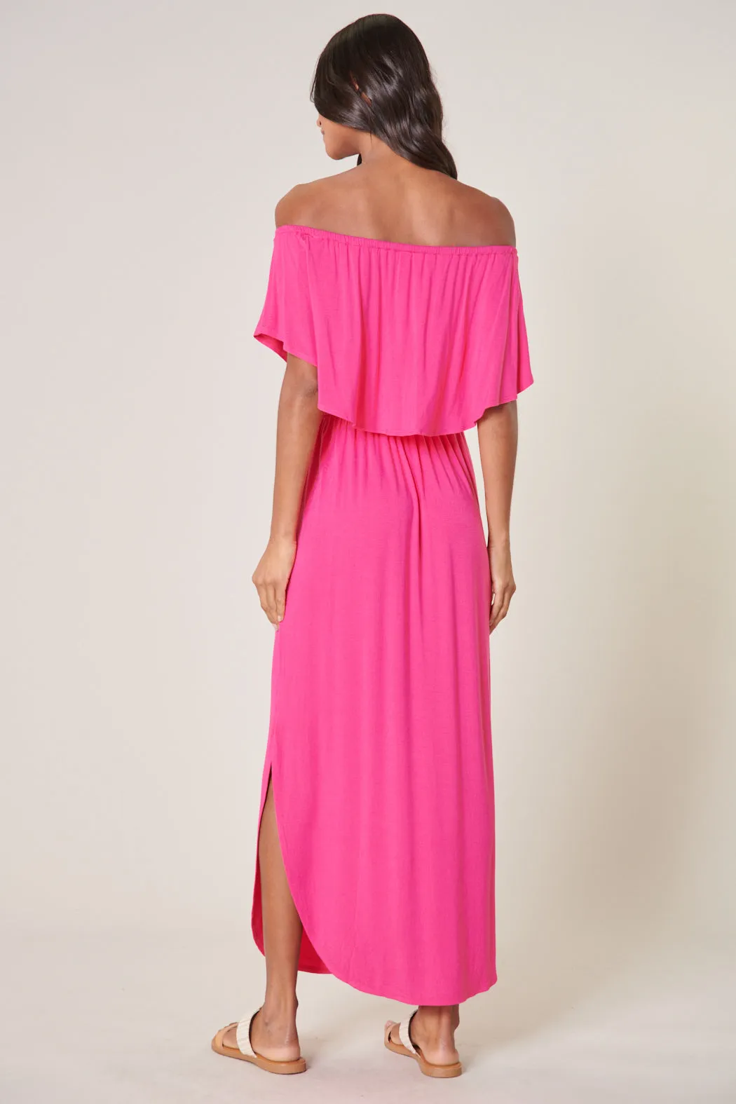 Shelbee Popover Jersey Knit Maxi Dress