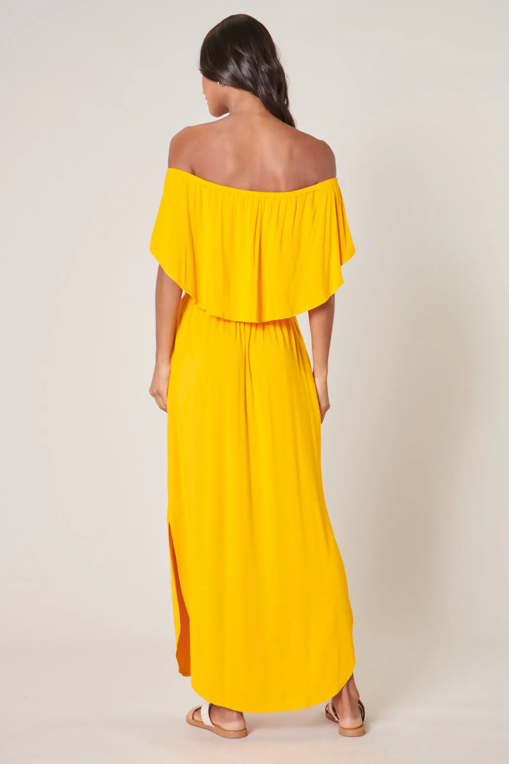 Shelbee Popover Jersey Knit Maxi Dress