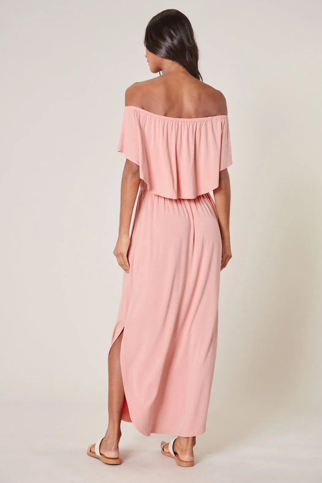 Shelbee Popover Jersey Knit Maxi Dress