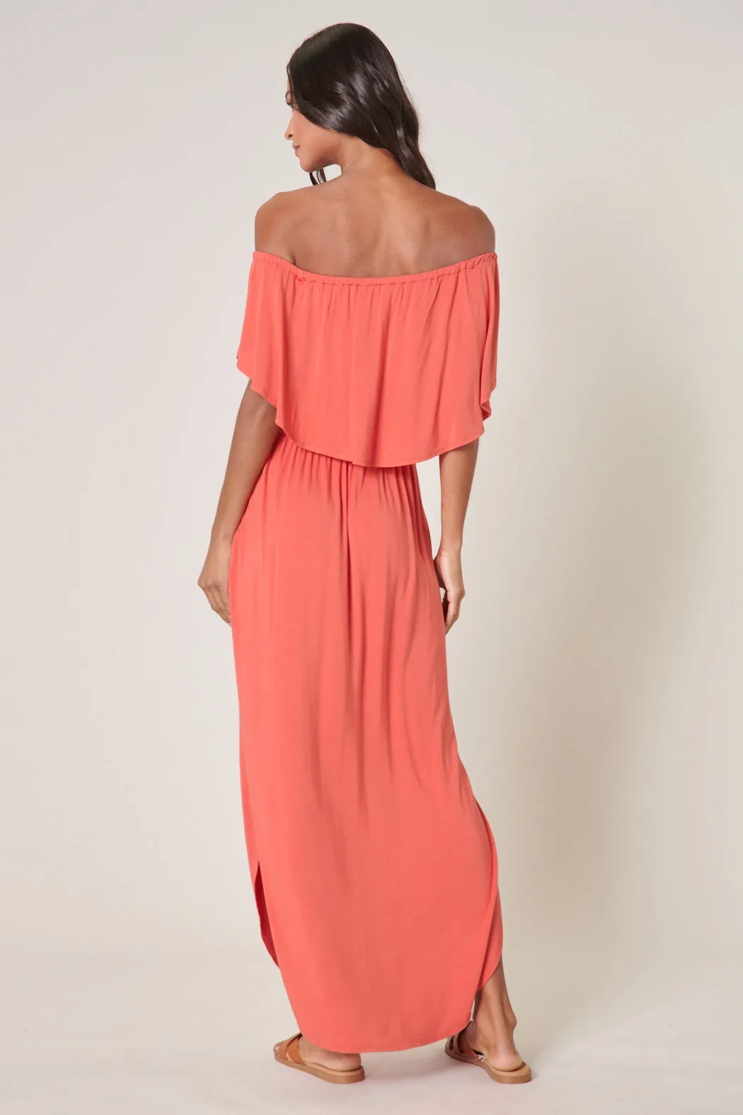 Shelbee Popover Jersey Knit Maxi Dress