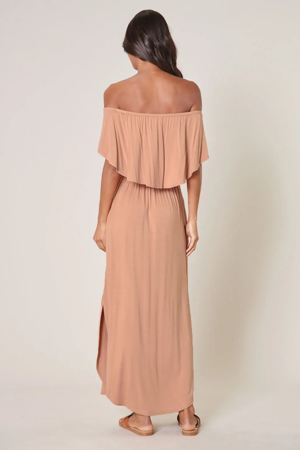 Shelbee Popover Jersey Knit Maxi Dress