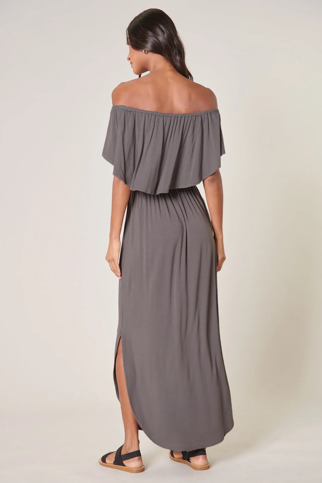 Shelbee Popover Jersey Knit Maxi Dress