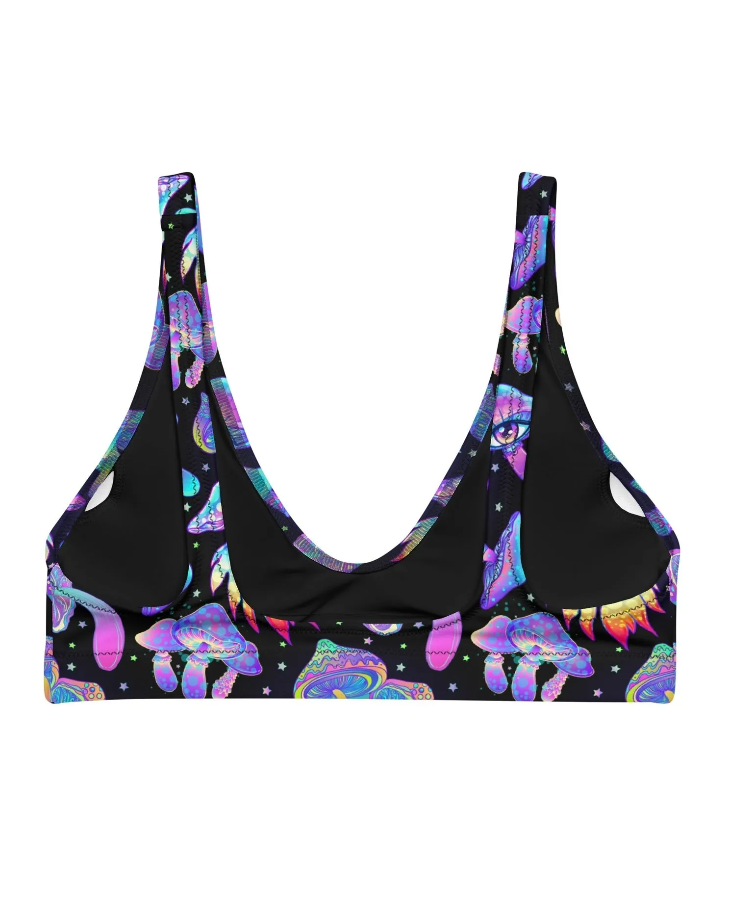 Shroomin Black Bra Top