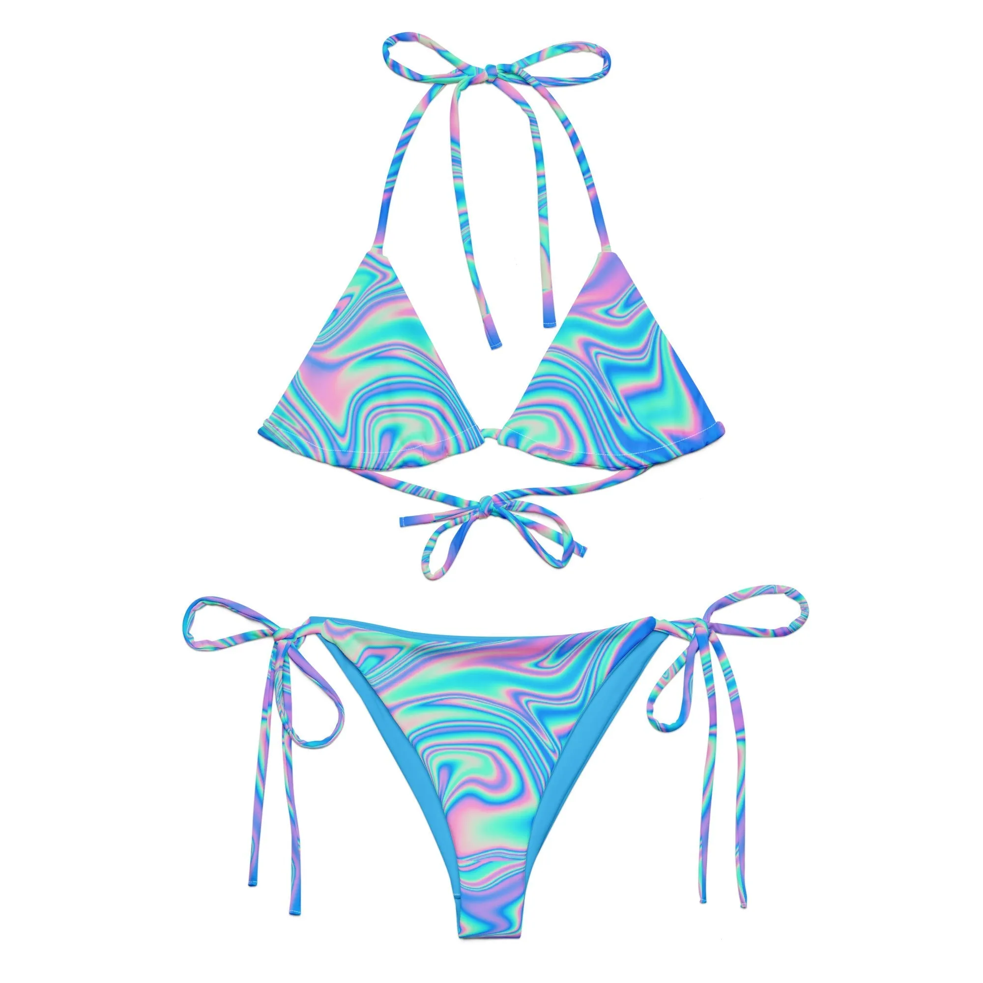 STRING BIKINI SET ECO -NEON DELIC