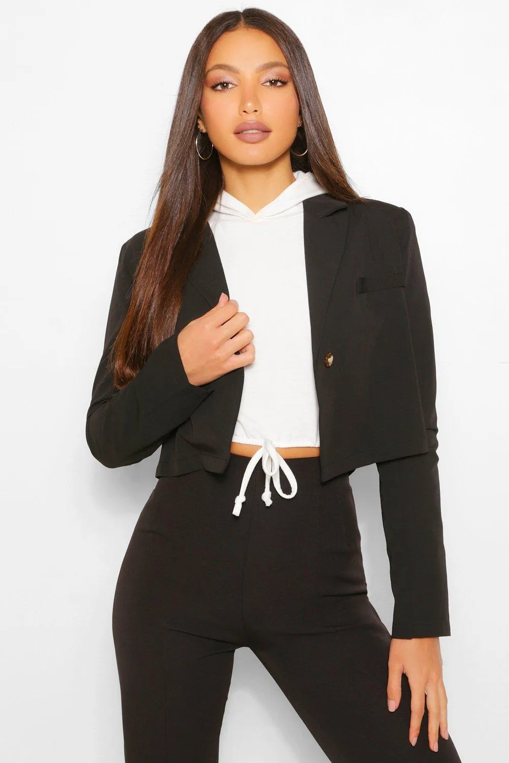 Tall Crop Tailored Blazer