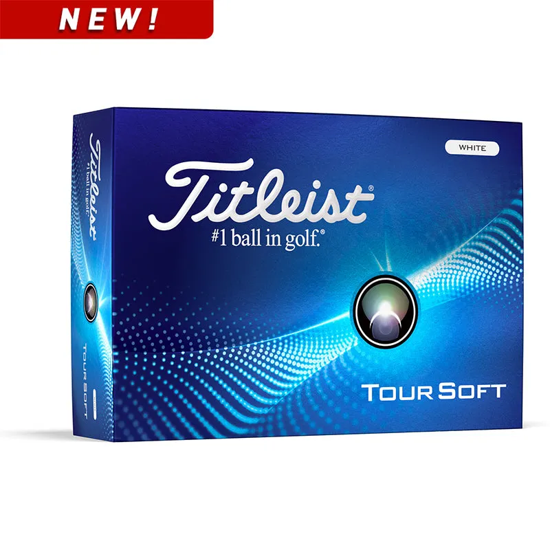 Titleist New Tour Soft Golf Balls - White