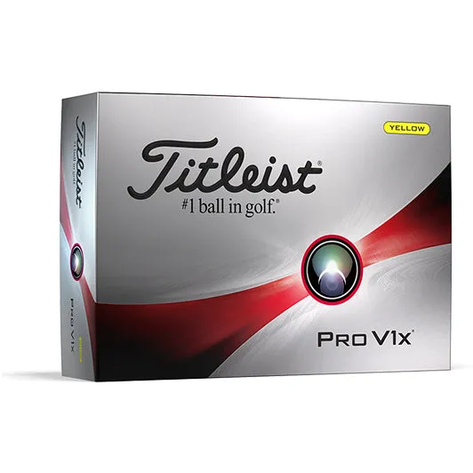 Titleist ProV1x Yellow Golf Balls