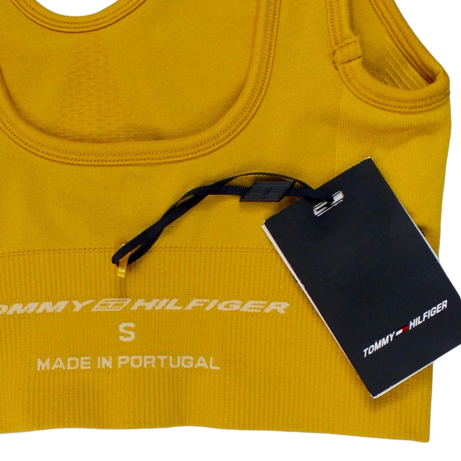 Tommy Hilfiger Yellow Sports Bra