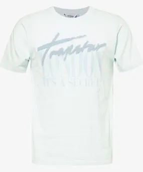 Trapstar Mens Blue London chenille-logo cotton-jersey T-shirt