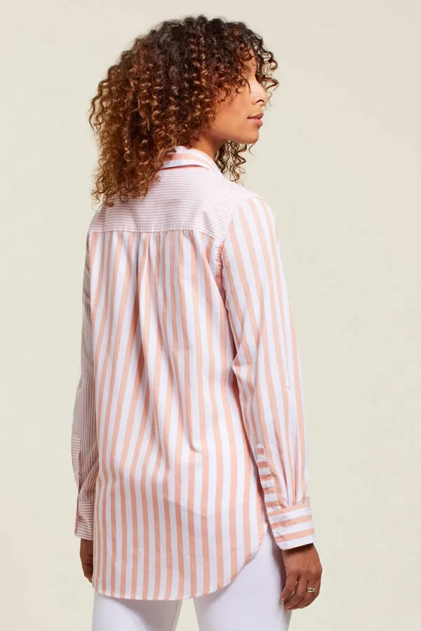 Tribal Colour Block Stripe Shirt