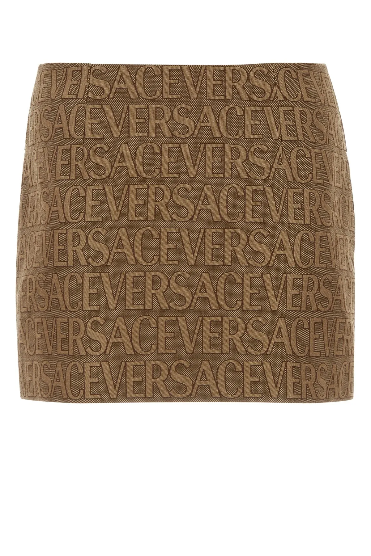 Versace Embroidered Jacquard Mini Skirt