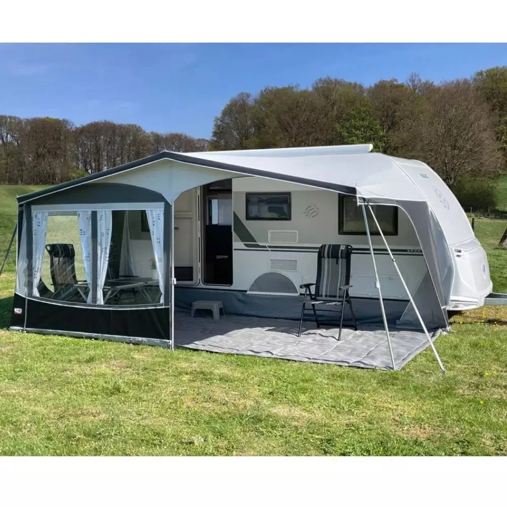 Walker Pioneer 240 All Season Full Caravan Awning (2024) + Free Straps