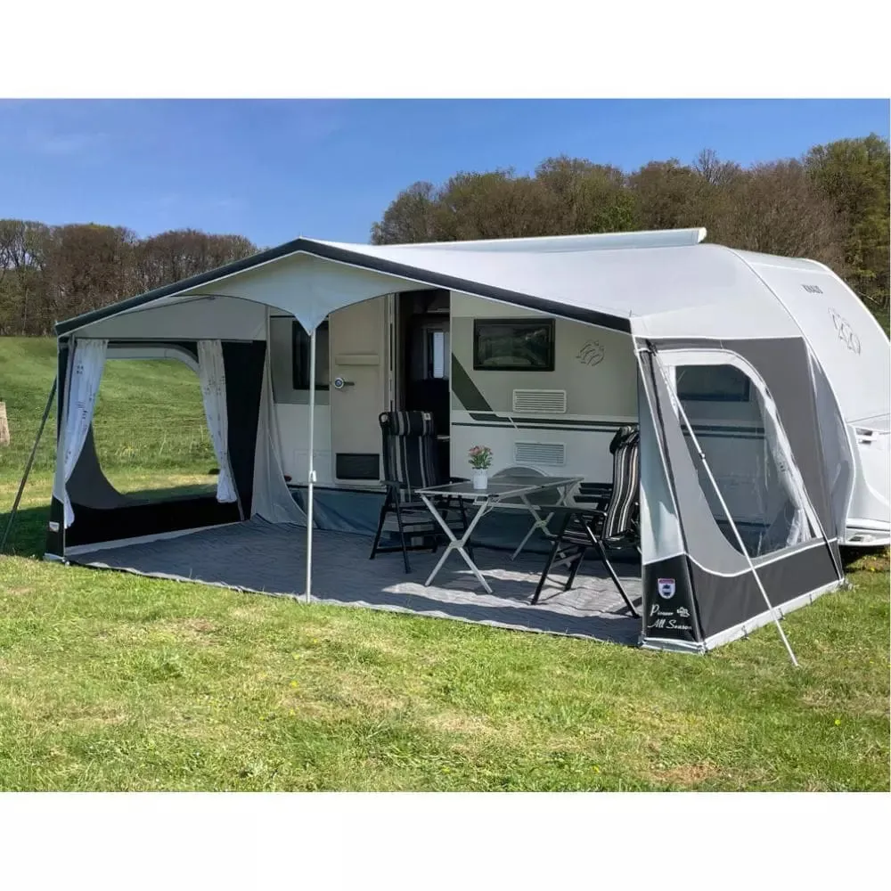 Walker Pioneer 240 All Season Full Caravan Awning (2024) + Free Straps