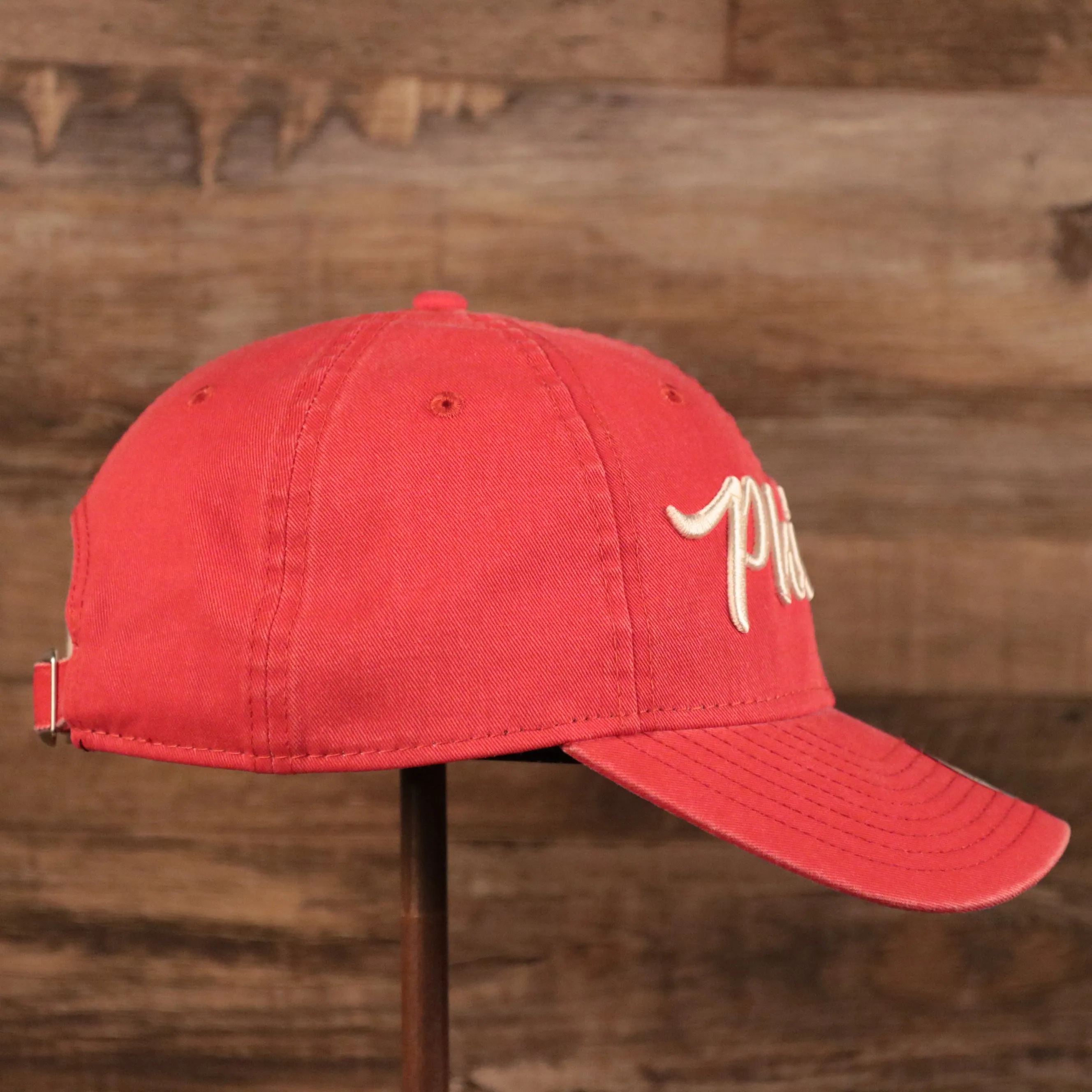 Washed Pink Phillies 9Twenty Womens Hat | Phillies Womens Baseball Cap | 920 Dad Hat for Women