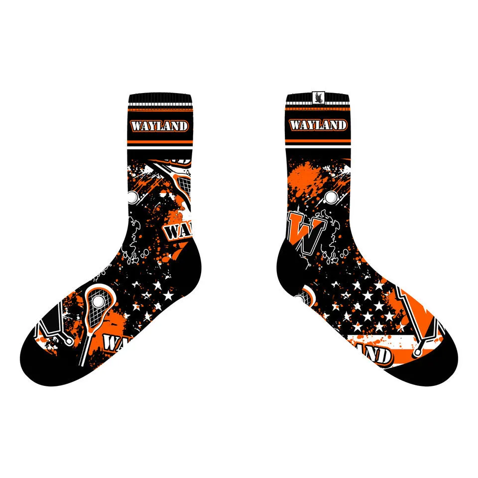 Wayland Warriors Crew Socks