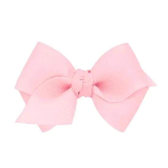 Wee Classic Grosgrain Hair Bow- Light Pink