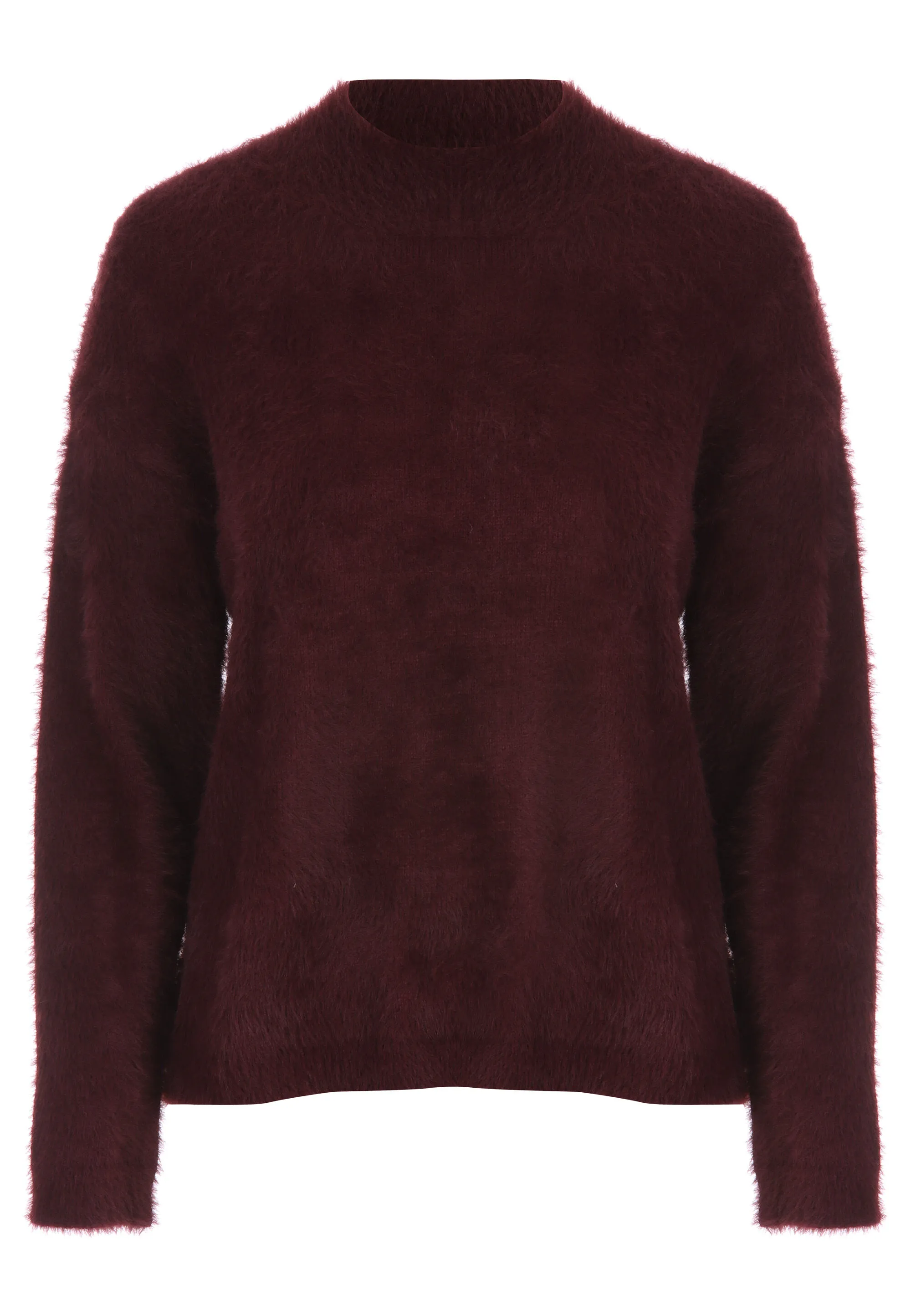 Womens Burgundy Lash Knit Jumper