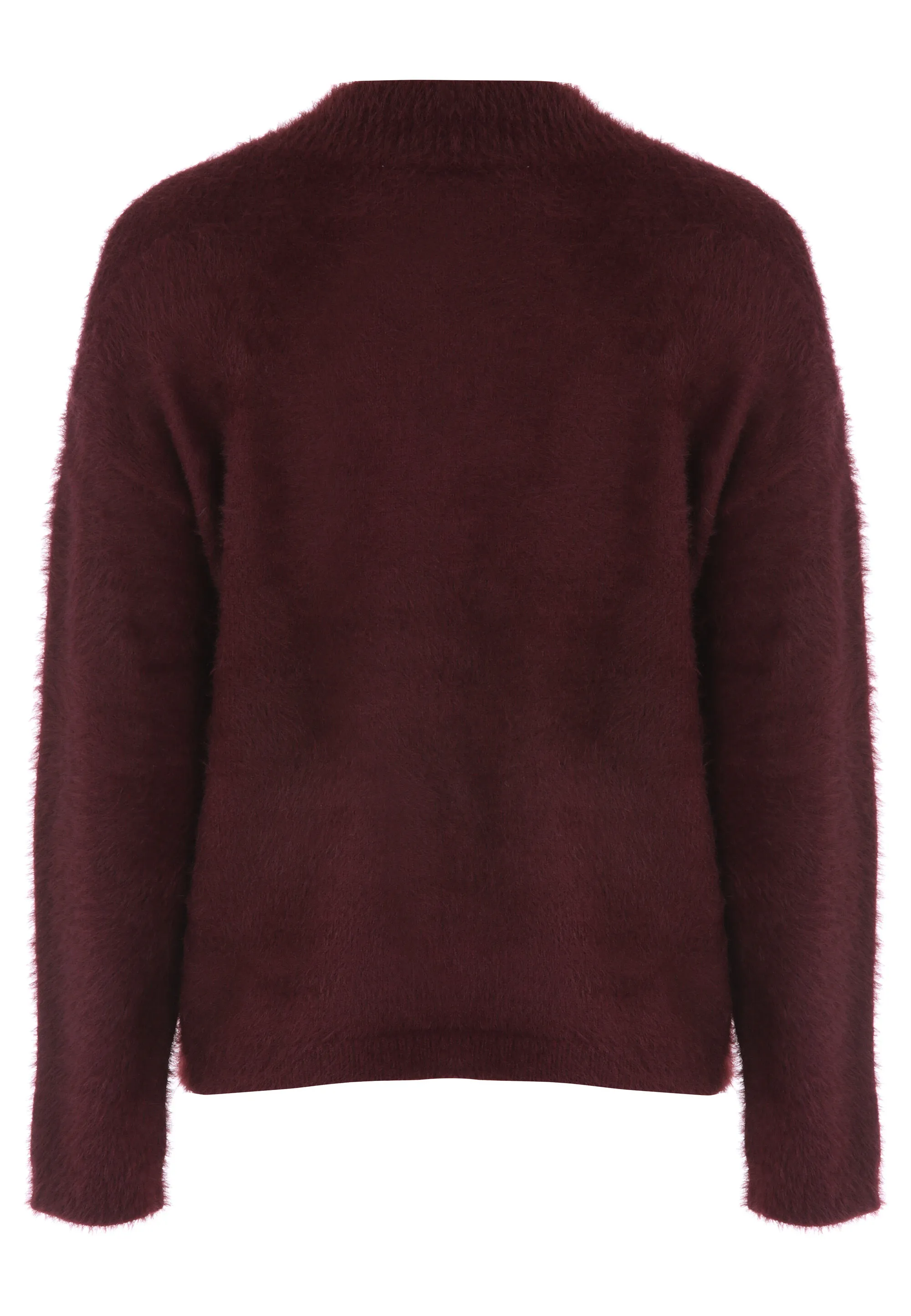 Womens Burgundy Lash Knit Jumper