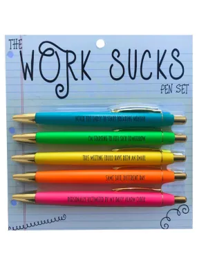 Work Sucks Pen Set