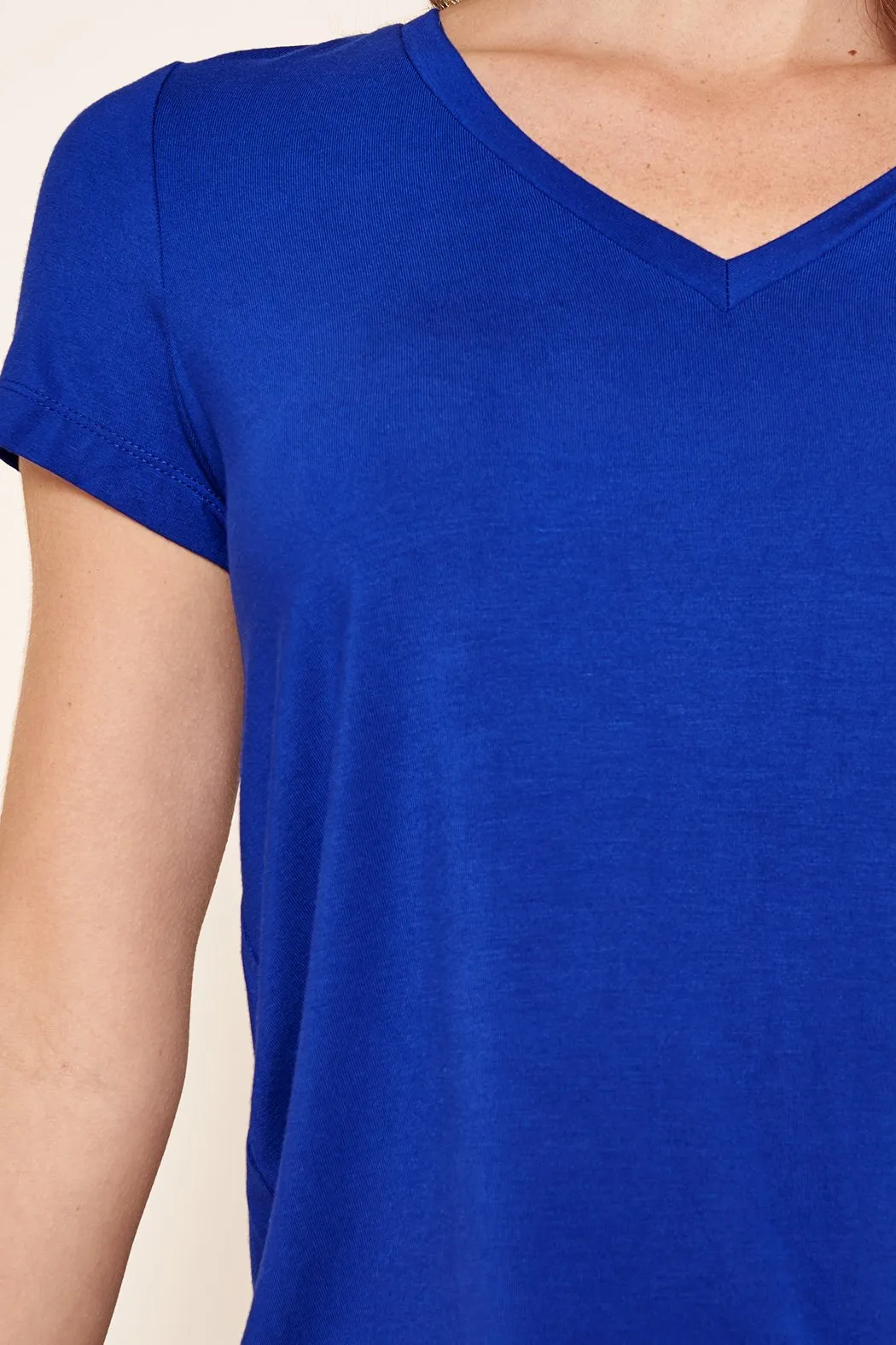 Your Favorite Jersey Knit V Neck T Shirt